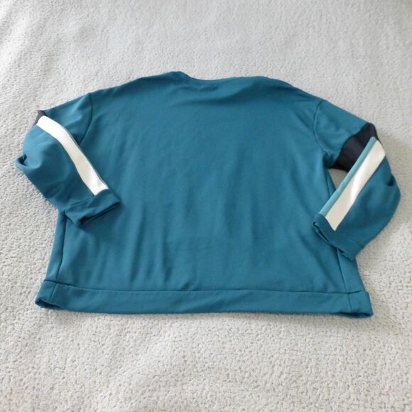 Nike Blue and Black Women's Hoodie - Picture 2 of 10